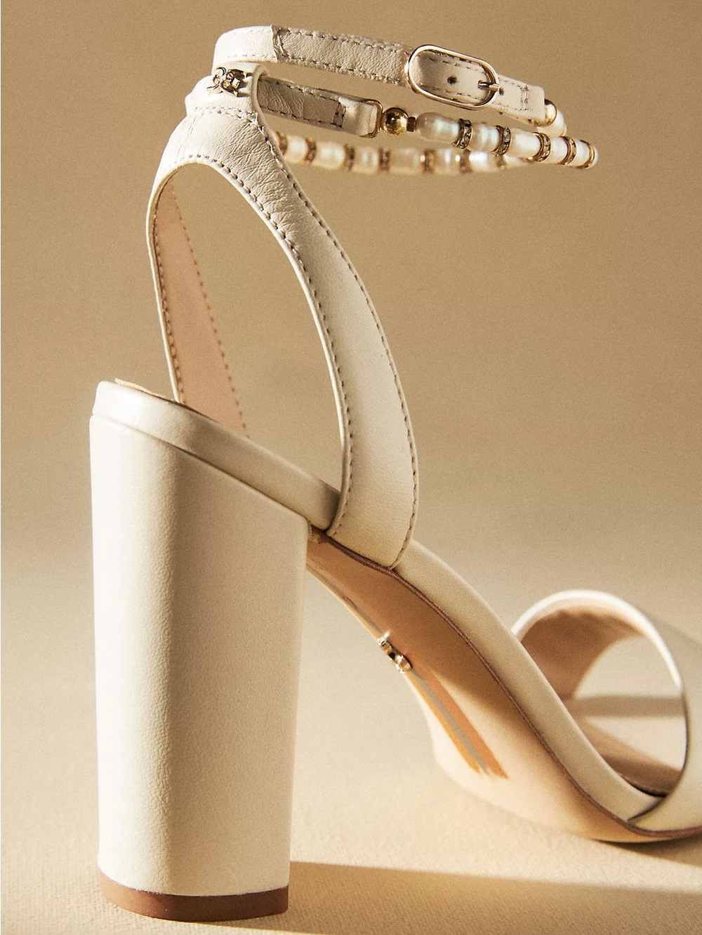 Sam Edelman Yanelli Block Heel Sandals - Modern Ivory, Size 9 ✨ - Picture 6 of 12